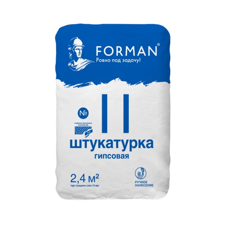 Штукатурка гипсовая Forman 11 ручного нанесения 10-30 мм, 28 кг